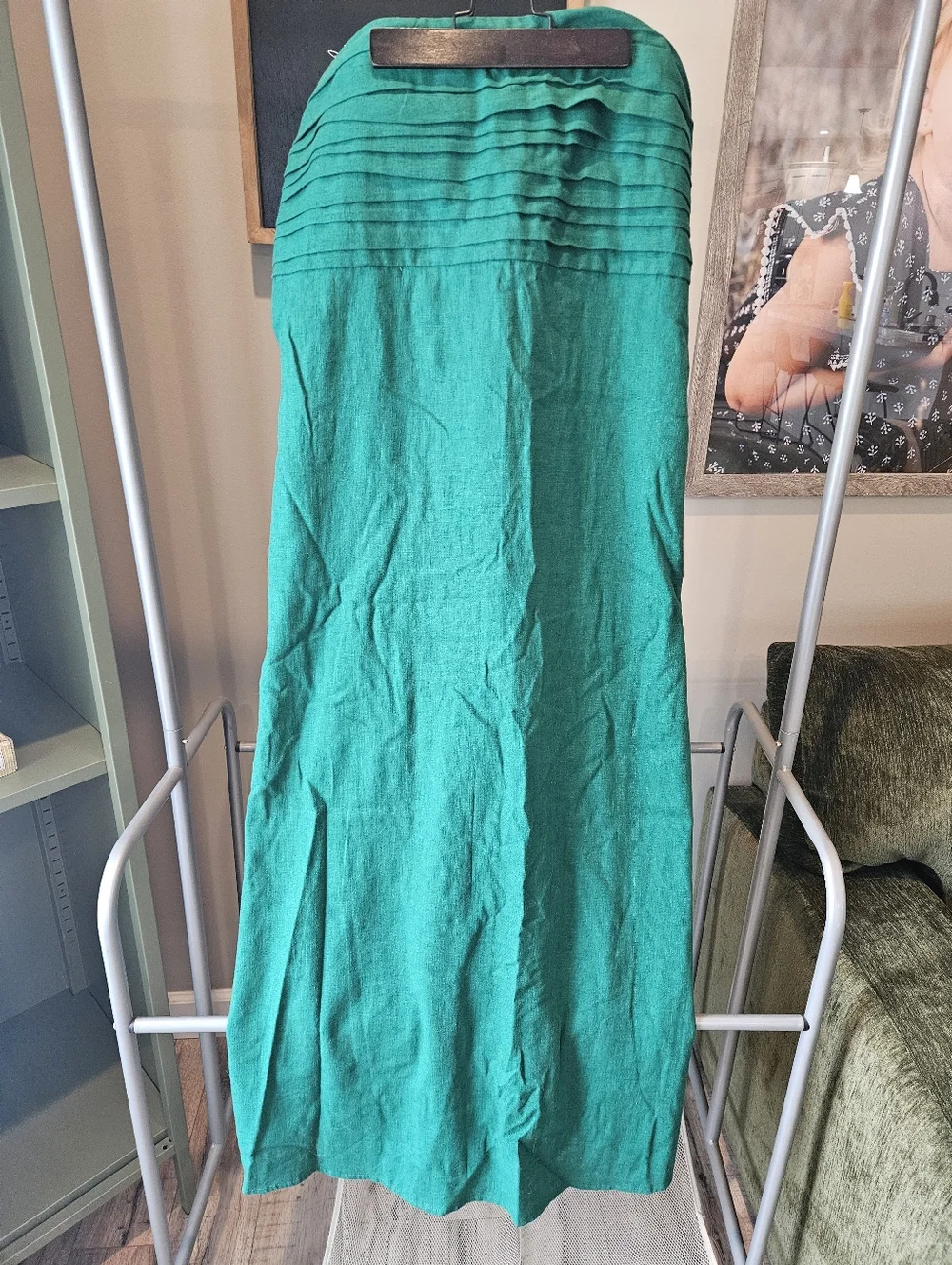 Abercrombie & Fitch Teal Green Maxi Dress
